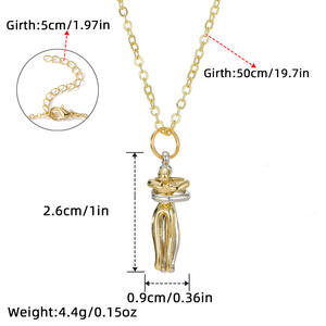 Collana Abbraccio, Collana per Coppie per Lui e Lei, la Storia di Due Amanti Collana Abbraccio Affettuoso per Coppie Donna Uomo - Product Image 2
