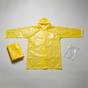 Imperméable jetable écologique à capuche pour adultes, poncho de pluie d'urgence pour l'extérieur - Product Image 3