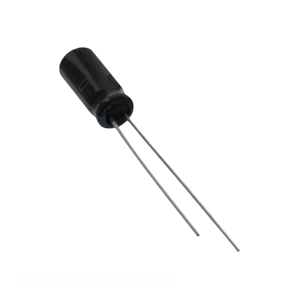 Condensateur original traversant ALUM 100UF 20% 25V RADIAL TH 100 uF ESMQ250ELL101ME11D - Product Image 1