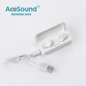 AcoSound 충전식 SONAR SE 이어버드 <span class=keywords><strong>8</strong></span>채널 및 소음 제거 저가형 보청기 CIC 타입 - Product Image 1