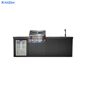 Griglia <span class=keywords><strong>BBQ</strong></span> Portatile in Acciaio Inox Nero, a <span class=keywords><strong>Gas</strong></span> Propano e Carbone, Accensione Automatica, Senza Fumo, per Uso Domestico e Esterno, da Tavolo per 3-5 Persone - Product Image 2