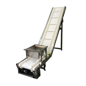 Gıda ve çiftlik asansör kullanımı için vida deşarj ile paslanmaz çelik tırmanma besleyici kazıyıcı kova konveyör bant - Product Image 1