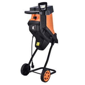 Mini déchiqueteuse à gazon électrique 2400W, déchiqueteuse de branches électriques avec sac de collecte de 50 litres - Product Image 2