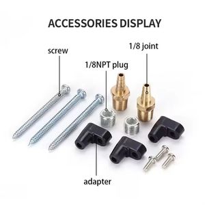 Manômetro Digital de Alta Precisão, Manômetro de Pressão Diferencial, Ajustável, Caixa de Alumínio, Tamanho 120mm, Usado em Laboratório - Product Image 6