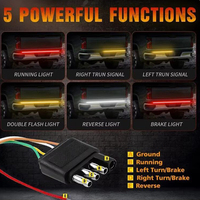 1pc 48/60 Zoll Auto LKW Heckklappe Licht leiste 12V 5 Funktion LED Bremslicht leiste Blinker Warnung Rücklicht Wasserdicht
