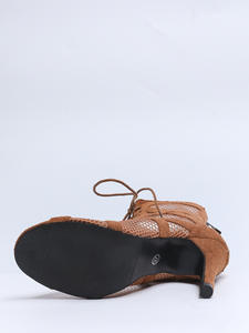 Chaussures de <span class=keywords><strong>Danse</strong></span> à Talons Hauts Bachata Rouges Bottes de <span class=keywords><strong>Danse</strong></span> de Salon Salsa Jazz Latin Swing Sandales de Fête pour Femme - Product Image 5