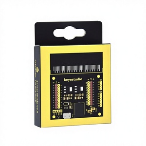 Carte d'extension <span class=keywords><strong>KEYESTUDIO</strong></span> BBC Microbit, adaptateur de carte d'extension, kit de démarrage compatible avec la carte de contrôle Microbit V2 V1 (sans - Product Image 1