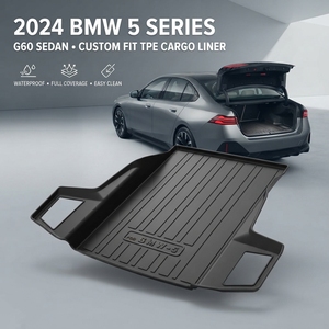 <span class=keywords><strong>Tappetino</strong></span> per Bagagliaio Impermeabile in TPE su Misura per <span class=keywords><strong>BMW</strong></span> <span class=keywords><strong>Serie</strong></span> 5 G60 Berlina 2024 - Product Image 1