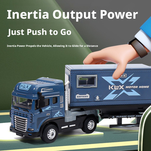 <span class=keywords><strong>Camion</strong></span> de camping-car de simulation grand format à l'échelle 1:5 certifié CPC ASTM EN71 avec son et lumière, cadeau pour garçons et enfants, ornement - Product Image 3