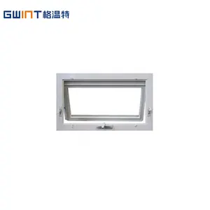 GWINT Rotura de puente térmico aluminio de gama alta Color personalizado doble acristalamiento aluminio toldo ventanas para el hogar