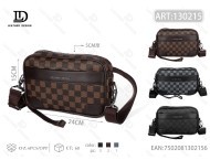 Men's 3 In 1 <b>Camera</b> <b>Bag</b> Microfiber Synthetic Leather Classic Style Zipper Closure CMT 18015 - Product Image 1