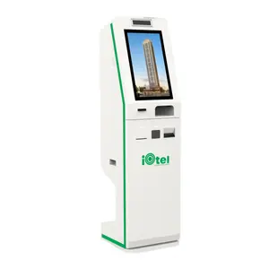 Aangepaste Vloer Staande Self-Service Touchscreen Ticket Automaat Kiosk