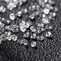 Pierre Cz synthétique diamant rose taillé brillant 6mm pierres précieuses en vrac pierres de zircone cubique en vrac pour faire des bijoux à bricoler soi-même pendentif