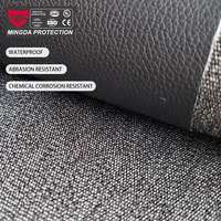 Polyester UHMWPE Tissu tissé enduit de PVC matériau résistant aux coupures résistant à l'abrasion