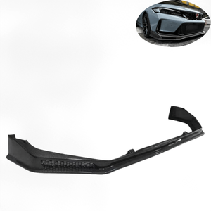Pour Honda Civic Type <span class=keywords><strong>R</strong></span> FL5 diffuseur de lèvre de pare-chocs avant en Fiber de carbone cuillère Style modèle <span class=keywords><strong>R</strong></span> FL5 lèvre avant ajustement direct personnalisé - Product Image 1