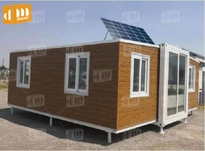 20Ft 40Ft Mobile Commercial préfabriqué conteneur bureau <span class=keywords><strong>maison</strong></span> extensible système d'énergie solaire Flatpack conteneur de stock - Product Image 5