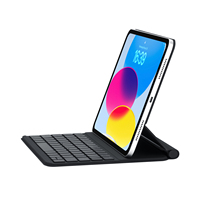 Clavier numérique fin noir Ruidian YC08 avec étui pour iPad Air M3/M2 11 pouces, pliable, en cuir, certifié CE/FCC, magnétique