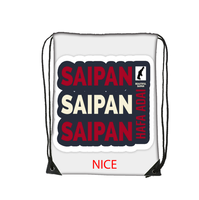 Sac à dos de sport personnalisé en polyester avec motif Saipan, idéal pour pique-nique, sorties, étudiants et cadeaux sur mesure
