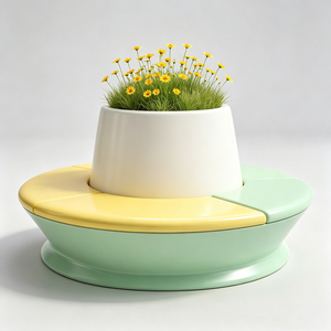 Bancs plantoirs en FRP imperméables sur mesure pour promenades et quais en bord de mer - Product Image 1