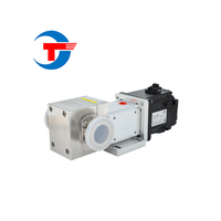 Pompe à engrenages magnétique à tête carrée en acier inoxydable 316L avec engrenage PEEK et moteur BLDC pour unité de dosage de liquides et pompe doseuse