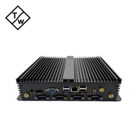 Mini PC J6412 RS232 RS485 RJ45 DDR4 SSD Nuevo Sin Ventilador Industrial Todo en Uno Windows 11 Quad-Core