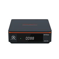 Récepteur Satellite HFYD GTMedia V9 Prime avec Wi-Fi Intégré, Prise en Charge DVB S2X CA Multistream AVS+ CCCam Newcamd Auto Biss H.265