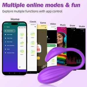 Vibratore Femminile con App, 9 Modalità di Vibrazione, Design Silenzioso per <span class=keywords><strong>Flirt</strong></span> e Masturbazione - Giocattoli Sessuali per Adulti all'Ingrosso - Product Image 2