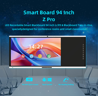 Pizarra Interactiva Inteligente de 94 Pulgadas con Pantalla Táctil LED para Conferencias y Presentaciones
