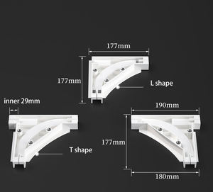Système de rails de rideaux en aluminium dissimulés, montés au plafond, pour hôpital et clinique - Product Image 6