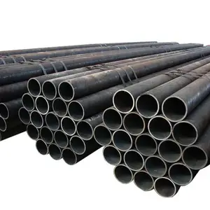 JIS BS ASTM Sch40 Seamless Steel pipe 4-10 Inches 6m Carbon Steel Hot Rolled GB Price Erw Boiler Tube Bs-3059