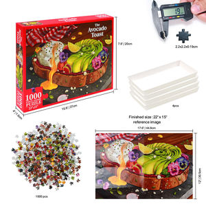 Customizable Montessori Paper Wood Plastic Wholesale DIY Toy Jigsaw <b>Puzzle</b> <b>Box</b> for 14 Years & up Free Sample - Product Image 2