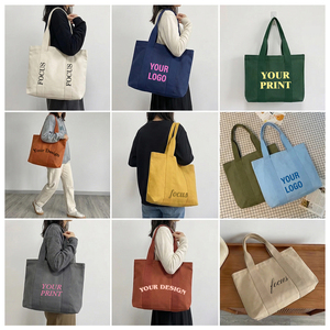 Sacs de courses en <span class=keywords><strong>toile</strong></span> de coton recyclé personnalisables avec logo couleur, sacs fourre-tout vierges imprimés, sacs de courses en <span class=keywords><strong>toile</strong></span> avec fermeture éclair - Product Image 5