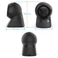 Lecteur de codes-barres 2D de bureau Xincode, filaire USB, mains libres, lecteur de codes QR pour pharmacie, parapharmacie, point de vente GT-9120K
