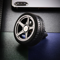Diffuseur de parfum pour voiture en aluminium, design jante de roue, à clipser sur grille d'aération, pour cadeau promotionnel, désodorisant d'ambiance