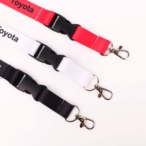 Lanière personnalisée en polyester durable et écologique, avec logo personnalisé, boucle en plastique, crochet métallique, sublimation couleur intégrale - Product Image 6