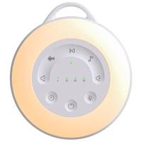 Máquina de Ruido Blanco para Dormir Directo de Fábrica con Temporizador, Altavoz Inalámbrico Portátil Compacto para Noche, con Luz Nocturna RGB Integrada de Plástico y Cristal