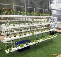 Système hydroponique NFT pour la culture de légumes sans terre, équipement d'irrigation agricole à base de tuyaux haute rigidité