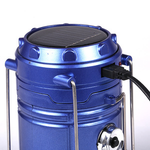 Solar Charging Plastic Outdoor Portable Telescopic USB <b>Rechargeable</b> Solar Folding <b>Led</b> Camping Lantern <b>Light</b> - Product Image 5