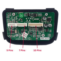 Placa receptora de satélite de alta calidad HTF multicapa PCB/PCBA con DVB y 4GB de RAM para comunicación inalámbrica