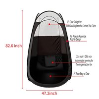 Tenda Memancing Lipat Tahan Air untuk Berkemah di Luar Ruangan, Tenda Polyester PVC untuk Pengamatan Burung dan Berjemur