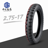 Pneu de moto 2.75-17, roue avant et arrière, tubeless, 75mm 588mm OD, 125cc-200cc, pour Honda CB CG125