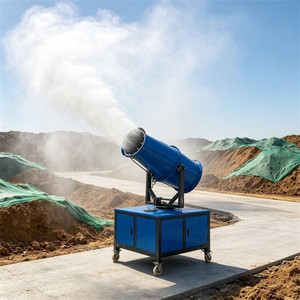 Cañón de Niebla Móvil Multiusos, Equipo Industrial de Pulverización para Supresión de Polvo y Refrigeración - Product Image 2