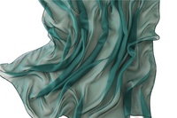 Elégant foulard en mousseline de soie 6 Momme 185*105cm châle multicolore pour la plage ton solide