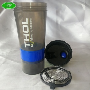 Botol <span class=keywords><strong>Shaker</strong></span> Sport Plastik Bebas BPA dengan Logo Kustom dan Filter Protein - Product Image 5