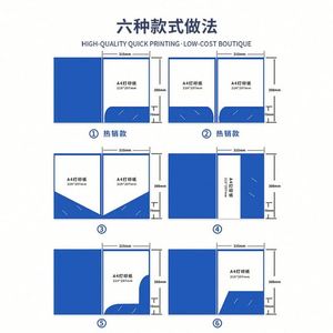 Carpetas de Papel Reciclado Ecológicas |   Carpetas Personalizadas Sostenibles con Logotipo |   MOQ Bajo para Negocios Ecológicos - Product Image 3