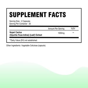 Ekstrak kaktus Suplemen Herbal dengan akar Maca & Tongkat Ali bebas Gluten kapsul kaktus Nopal pasokan pabrik - Product Image 4