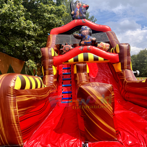 <b>Indoor</b> Commercial Party Jumpers Bouncy Castle Combo Bouncer Jump House Inflatable Pirate Ship <b>Slide</b> PVC Material 500kg Capacity - Product Image 5
