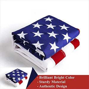 3 x5ft <span class=keywords><strong>bandiera</strong></span> americana ricamata <span class=keywords><strong>stella</strong></span> cucita strisce e occhielli in ottone US bandiere 210D tessuto in Nylon <span class=keywords><strong>bandiera</strong></span> ricamata all'ingrosso - Product Image 5