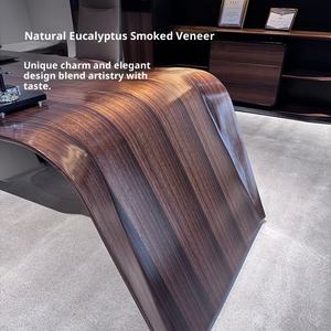 लक्जरी राष्ट्रपति के कार्यालय और उच्च अंत विला उपयोग के लिए पैनल डिजाइन के साथ आधुनिक लकड़ी की विस्तार योग्य डेस्क - Product Image 4