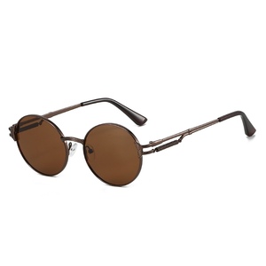 Nouvelles Lunettes de Soleil Métalliques de Luxe Style Punk pour Hommes, Rétro, Anti-UV avec Verres UV400 - Product Image 4